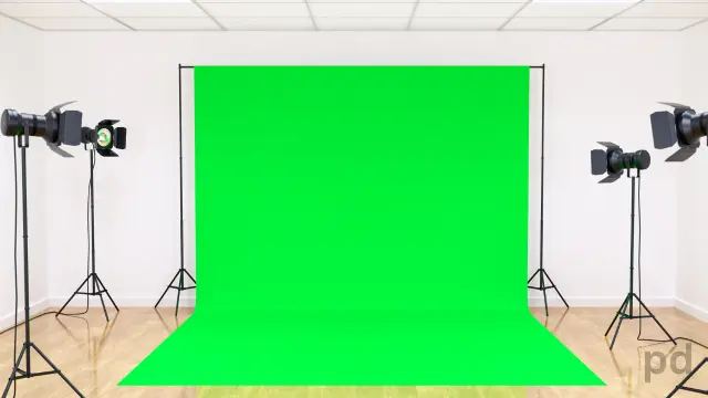 powerdirector green screen setup