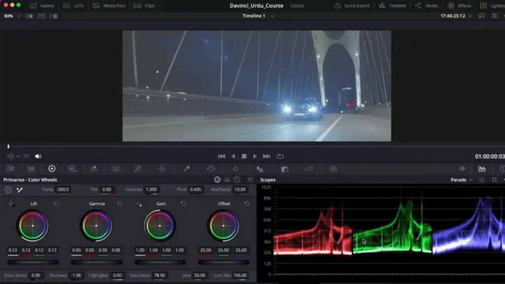 davinci resolve interface