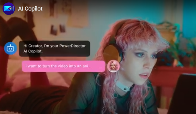 ai copilot powerdirector